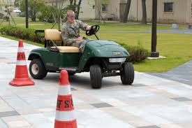 Golf Cart used in competitive driving