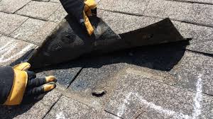 When a roofer misses the reinforced nailing strip it reduces the shingle life.  